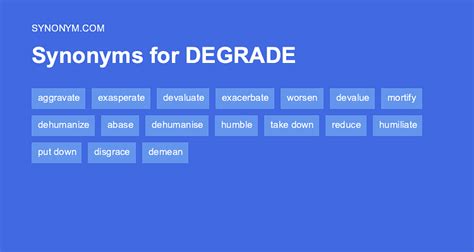 antonym for the word degraded.